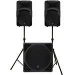 Speaker Hire of 2 Active Speakers with 1 Active Bass Speaker in Nottingham