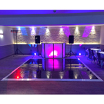 Black Dance Floor Hire at the Riverside Gallery, Brewhouse and Kitchen in Nottingham